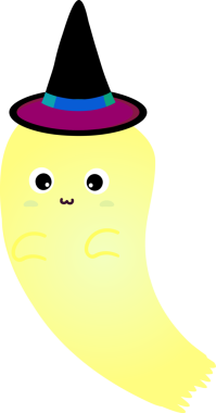 Tatlı hayalet çizgi filmi, cadılar bayramı