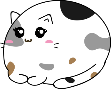 Tatlı kedi çizgi filmi, kedi yavrusu.