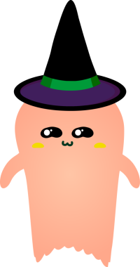 Tatlı hayalet çizgi filmi, cadılar bayramı