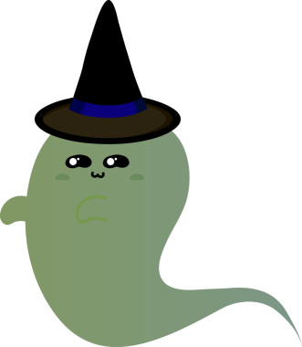 Tatlı hayalet çizgi filmi, cadılar bayramı