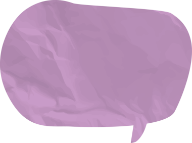 Eski grunge kağıt konuşma balonu, buruşuk element