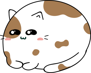 Tatlı kedi çizgi filmi, kedi yavrusu.