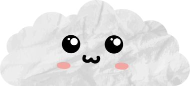 sevimli bulut kağıtları, çizgi film elementleri