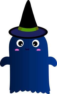 Tatlı hayalet çizgi filmi, cadılar bayramı