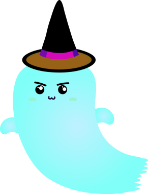 Tatlı hayalet çizgi filmi, cadılar bayramı