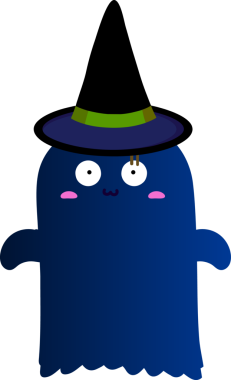 Tatlı hayalet çizgi filmi, cadılar bayramı