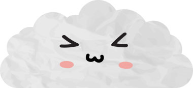 sevimli bulut kağıtları, çizgi film elementleri