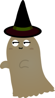 Tatlı hayalet çizgi filmi, cadılar bayramı