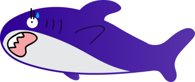 Şirin köpekbalığı karikatürü, deniz hayvanı