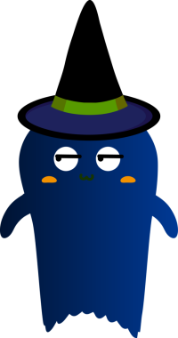 Tatlı hayalet çizgi filmi, cadılar bayramı