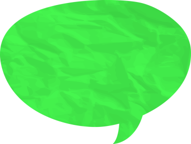 Eski grunge kağıt konuşma balonu, buruşuk element