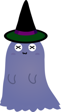 Tatlı hayalet çizgi filmi, cadılar bayramı