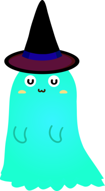 Tatlı hayalet çizgi filmi, cadılar bayramı