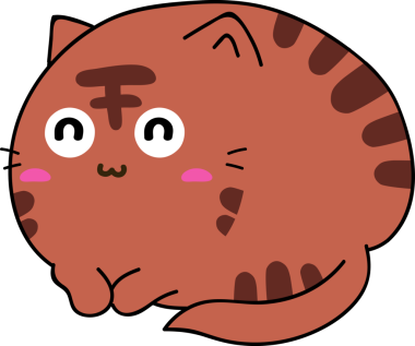 Tatlı kedi çizgi filmi, kedi yavrusu.