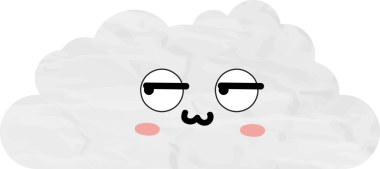 sevimli bulut kağıtları, çizgi film elementleri