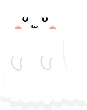 Hayalet, illüstrasyon, vektör, izole edilmiş, beyaz arkaplan