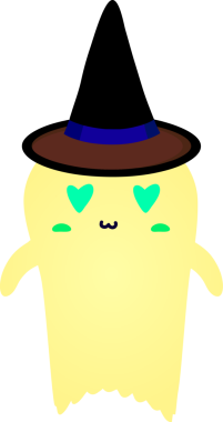 Tatlı hayalet çizgi filmi, cadılar bayramı