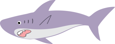 Şirin köpekbalığı karikatürü, deniz hayvanı