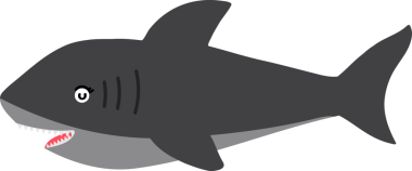 Şirin köpekbalığı karikatürü, deniz hayvanı