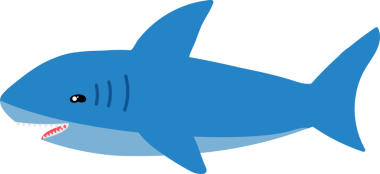 Şirin köpekbalığı karikatürü, deniz hayvanı