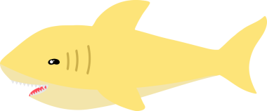 Şirin köpekbalığı karikatürü, deniz hayvanı