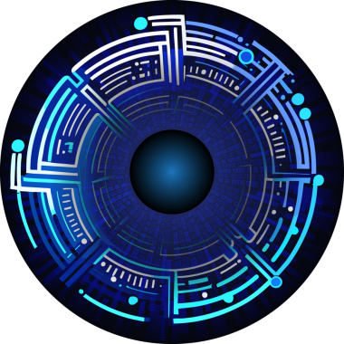 Göz siber gelecek teknolojisi kavramı