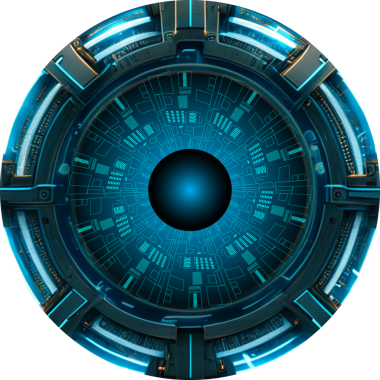 göz siber devre gelecekteki teknoloji konsepti