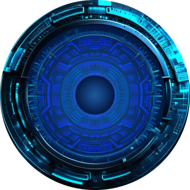 Göz siber gelecek teknolojisi kavramı