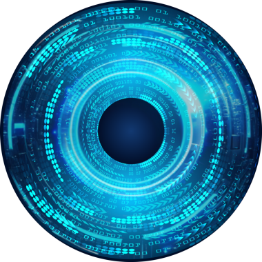 Soyut teknoloji çevreleri arka plan, vektör illüstrasyon