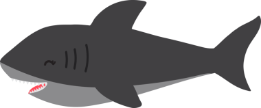 Şirin köpekbalığı karikatürü, deniz hayvanı