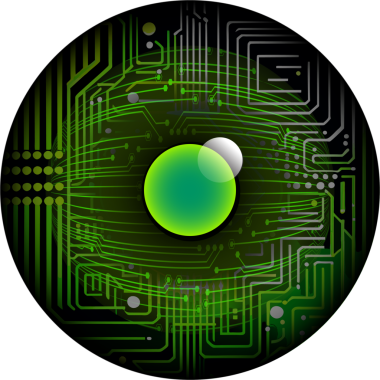 yeşil arka plan daire ve çizgili