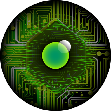 Devre kartının soyut vektör arkaplanı. 10 saniye.