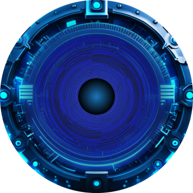 Göz siber gelecek teknolojisi kavramı