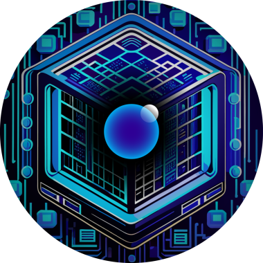 Dijital teknolojinin soyut gelecek arkaplanı