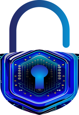 asma kilit siber güvenlik konsepti vektör illüstrasyon grafik illüstrasyonu