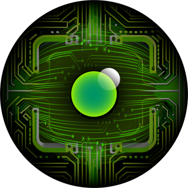 Küresel yeşil devre kartı