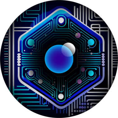 soyut fütüristik teknoloji vektör kavramı