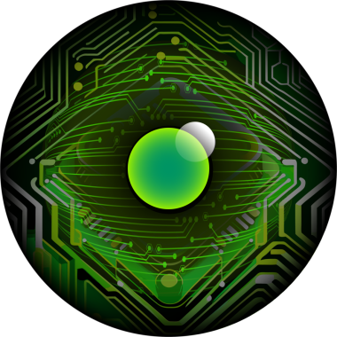 Fütürist teknolojinin soyut vektör arkaplanı