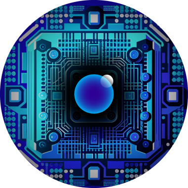 soyut devre kartı arka planı, vektör illüstrasyonu