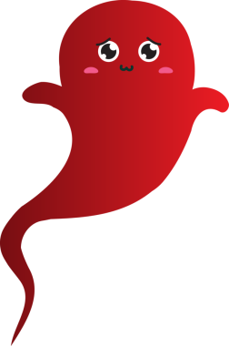 Tatlı hayalet çizgi filmi, cadılar bayramı