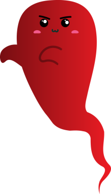 Tatlı hayalet çizgi filmi, cadılar bayramı