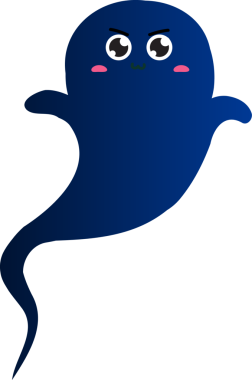 Tatlı hayalet çizgi filmi, cadılar bayramı