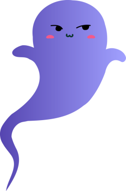 Tatlı hayalet çizgi filmi, cadılar bayramı