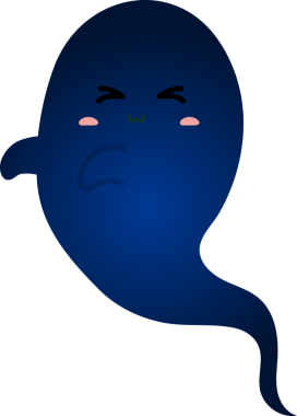 Tatlı hayalet çizgi filmi, cadılar bayramı