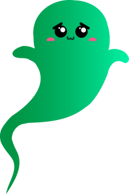 Tatlı hayalet çizgi filmi, cadılar bayramı