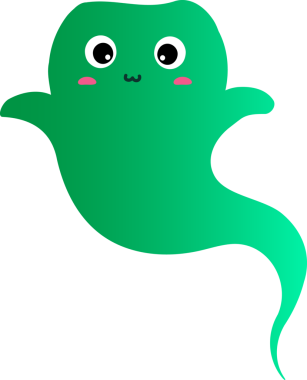 Tatlı hayalet çizgi filmi, cadılar bayramı