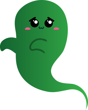 Tatlı hayalet çizgi filmi, cadılar bayramı