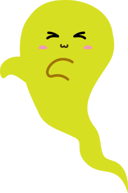 Tatlı hayalet çizgi filmi, cadılar bayramı