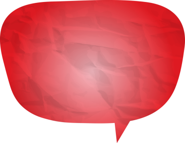 Eski grunge kağıt konuşma balonu, buruşuk element