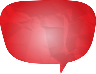 Eski grunge kağıt konuşma balonu, buruşuk element